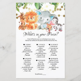 Wat zit er in je spel? Baby shower Games