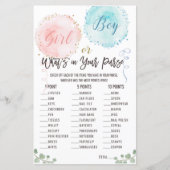 Wat zit er in je spel? Baby shower Games (Voorkant)