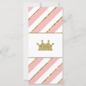 Wat zit er in je tas? Baby shower Game, prinses (Achterkant)