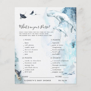 Wat zit er in je tas Baby Shower Spel
