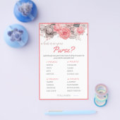 Wat zit er in je tas? Gamekaart Flyer (Enkel)