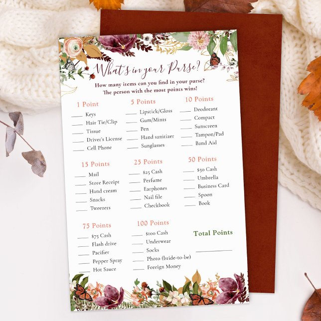 Wat zit er in je tas? | Herfst Herfst Bloemen (Creator heeft geüpload)