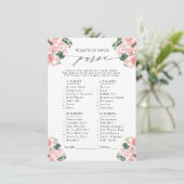 Wat zit er in je tas? Laarzen & Bubbly Party spel Informatiekaartje (Staand voorkant)