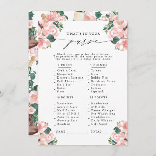 Wat zit er in je tas? Laarzen & Bubbly Party spel Informatiekaartje