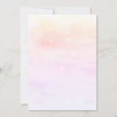 Wat zit er in je tas Pastel Clouds Vrijgezellenfee Kaart (Achterkant)