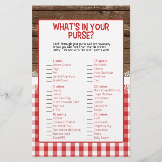 Wat zit er in je tas - Red Baby Q (Voorkant)