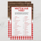 Wat zit er in je tas - Red Baby Q (Voorkant / Achterkant)