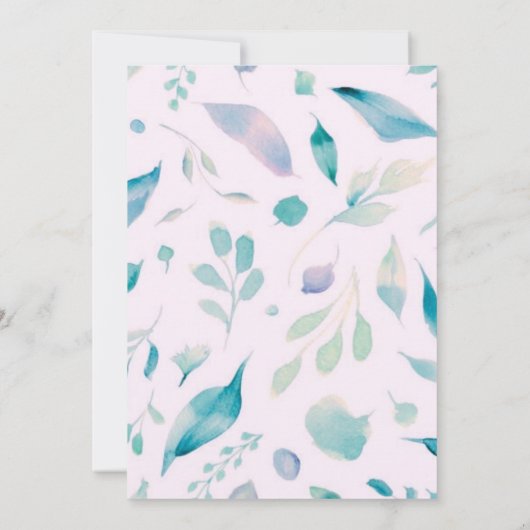 Wat zit er in je tas roze groen Vrijgezellenfeest Kaart (Achterkant)