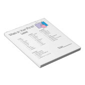 "Wat Zit Er In Je Tas" spel notitieblok (Schuin)