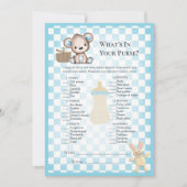 Wat zit er in je tas? Teddy Bear Picnic Game Kaart (Voorkant)
