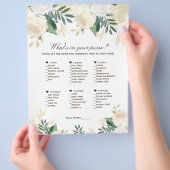 Wat zit er in je tas? Vrijgezellenfeest afdrukbare Flyer (Hand)