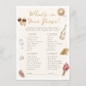 Wat zit er in je tas? Wijnmakerij Picknick Bachelo Informatiekaartje (Voorkant)