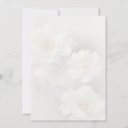 Wat zit er in je tas wit bloemig Vrijgezellenfeest Kaart (Achterkant)