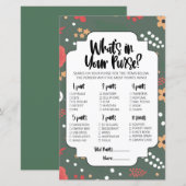 Wat zit er in je Vrijgezellenfeest? (Voorkant / Achterkant)