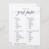 Wat zit er in je Vrijgezellenfeest? Informatiekaartje (Voorkant / Achterkant)