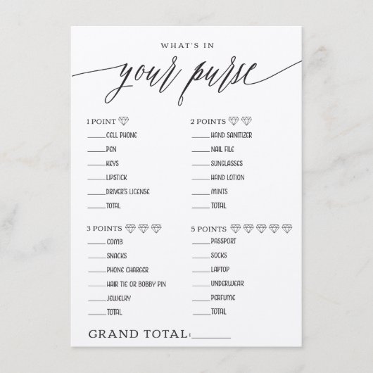 Wat zit er in je Vrijgezellenfeest? Informatiekaartje (Voorkant)