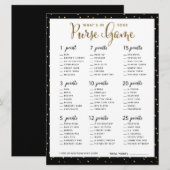 Wat zit er in je Vrijgezellenfeest? Kaart (Voorkant / Achterkant)