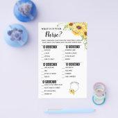 Wat zit er in je Zonnebloemen Spelkaart? Flyer (Enkel)