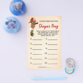 Wat zit er in luiertas AA Fireman Shower Game Kaar Flyer (Enkel)