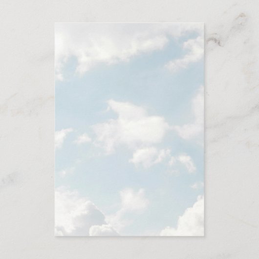 Wat zit er in uw portemonnee Baby shower games Informatiekaartje (Achterkant)