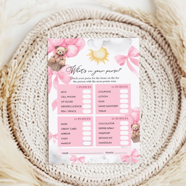 Wat zit er in uw portemonnee Baby shower spel (Creator heeft geüpload)