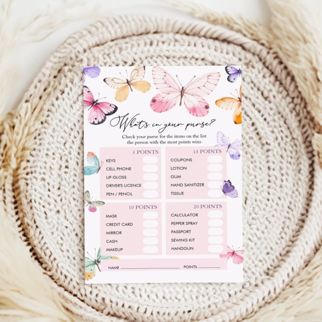 Wat zit er in uw portemonnee Baby shower spel (Creator heeft geüpload)