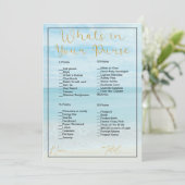 Wat zit er in uw Purse Beach & Ocean Vrijgezellenf Kaart (Staand voorkant)