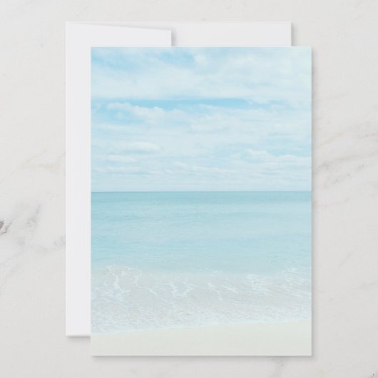 Wat zit er in uw Purse Beach & Ocean Vrijgezellenf Kaart (Achterkant)