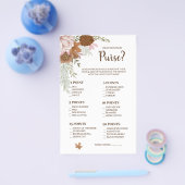 Wat zit er in uw Purse Boho Autumn Shower Game Kaa Flyer (Enkel)