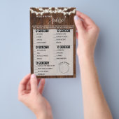 Wat zit er in uw Westerne Spel met paars Vrijgezel Flyer (Hand)