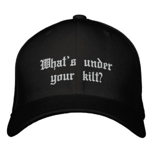 Wat zit er onder je kilt? pet