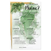 Wat zit er op je telefoon Tropische Douche Spelkaa