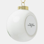 wat zou alexander hamilton doen ? keramische bal ornament (Links)