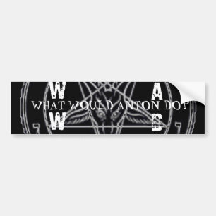 WAT ZOU ANTON DOEN? BUMPERSTICKER