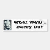 Wat zou Barry doen? Bumpersticker (Voorkant)