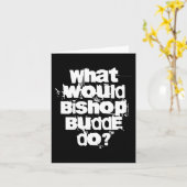 Wat zou Bishop Budde doen? Kaart (Gele Bloem)