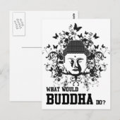 Wat zou Boeddha doen? Briefkaart (Voorkant / Achterkant)