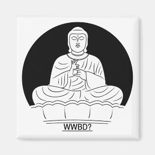 Wat zou Boeddha doen? Magneet