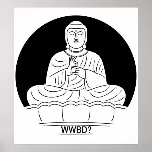 Wat zou Boeddha doen? Poster (Voorkant)