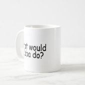 Wat zou Bubba doen? Koffiemok (Voorkant links)