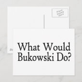 Wat zou Bukowski doen? Briefkaart (Voorkant / Achterkant)