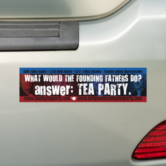 Wat zou...Bumpersticker Bumpersticker (Op auto)
