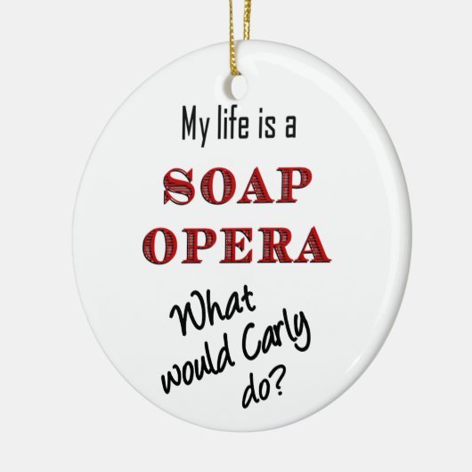 Wat zou Carly doen? Ornament (Links)
