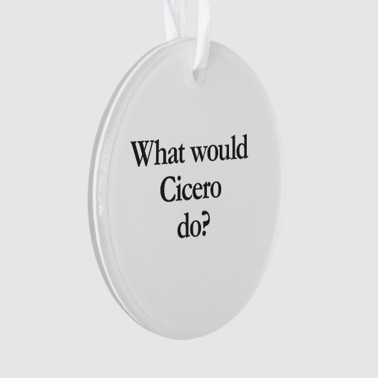 wat zou cicero doen ? ornament (voorkant)