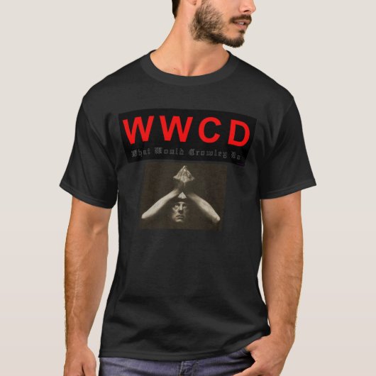 Wat zou Crowley doen? T-shirt (Voorkant)