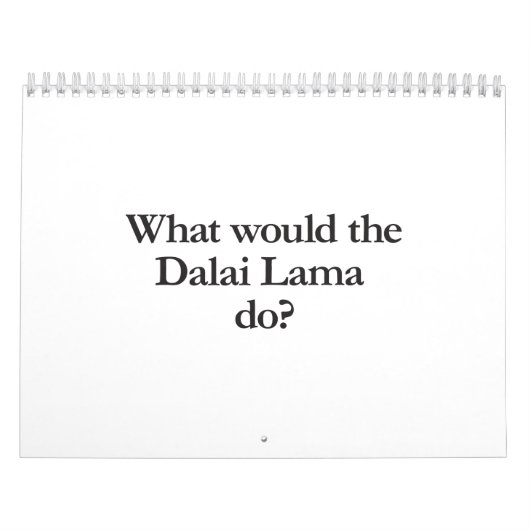 wat zou dalai lama doen ? kalender (Hoes)