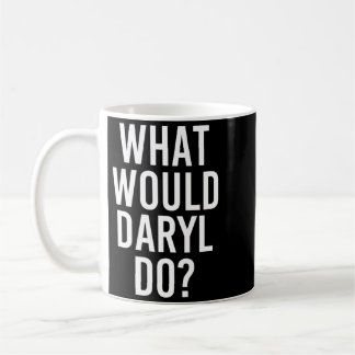 Wat Zou Daryl Doen Grappige Gepersonaliseerde Naam Koffiemok