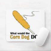 Wat zou de corn Dog doen? Muismat (Met muis)