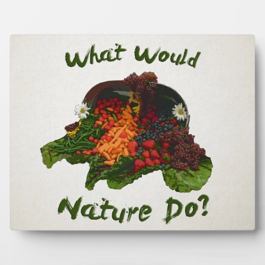 Wat zou de Natuur doen? Fotoplaat (Voorkant)
