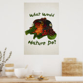 Wat zou de Natuur doen? Poster (Keuken)